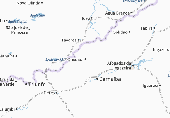 Mapa Quixaba