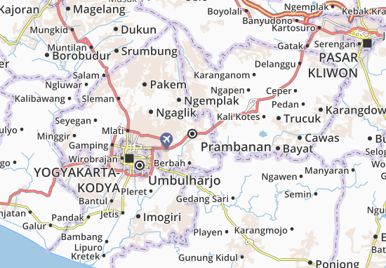 Prambanan Map