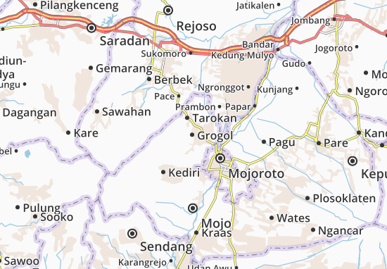 Karte Stadtplan Grogol