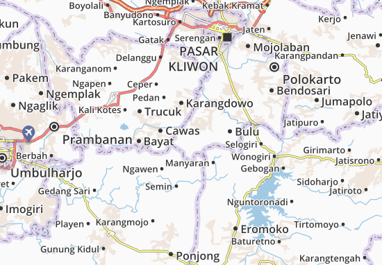 Karte Stadtplan Tawangsari