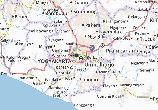 Mapa Pakualaman