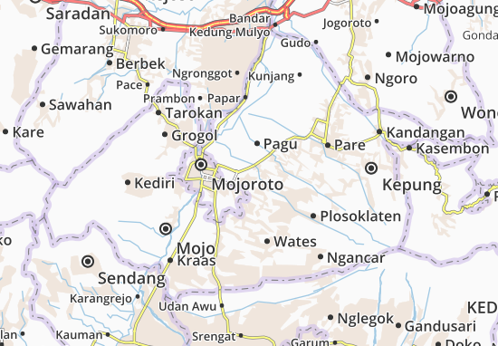 Karte Stadtplan Gurah