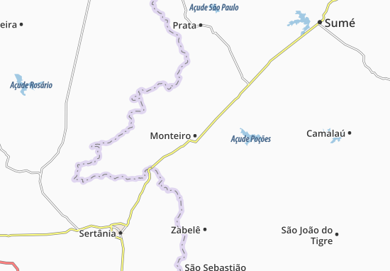Mapa Monteiro