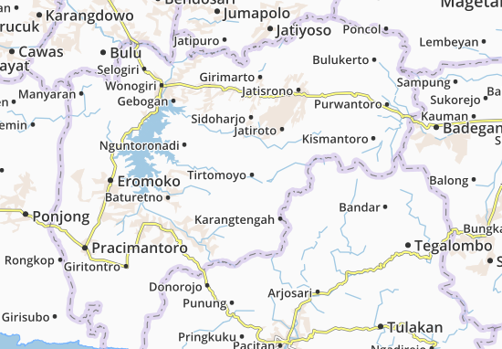 Mapa Tirtomoyo