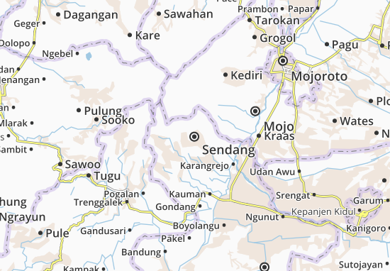 Kaart Plattegrond Sendang
