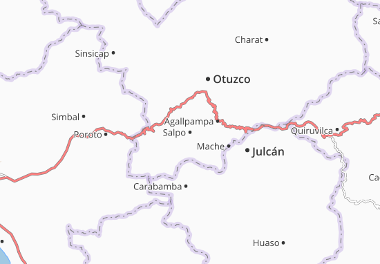 Karte Stadtplan Salpo