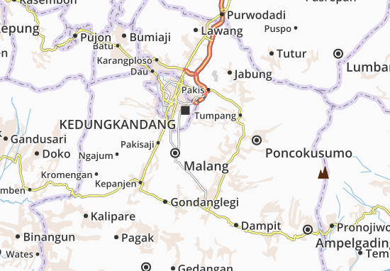 Mapa Tajinan