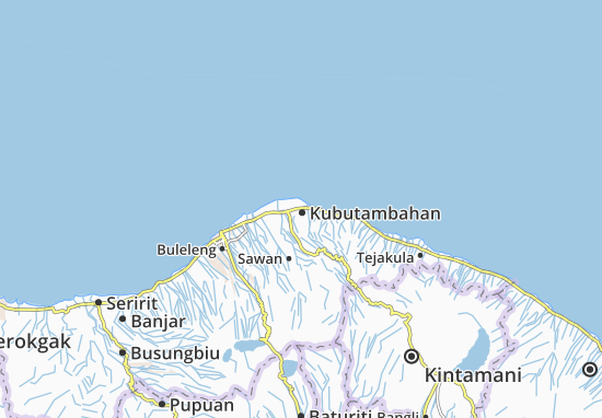 Karte Stadtplan Kubutambahan