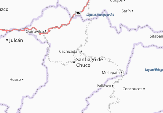 Carte-Plan Santa Cruz de Chuca