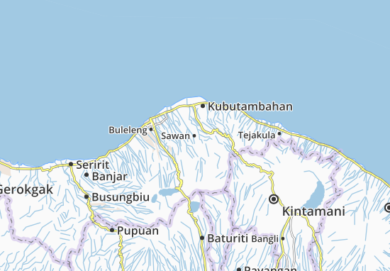Kaart Plattegrond Sawan