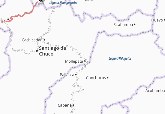Mapa Mollebamba