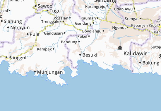 Karte Stadtplan Besuki
