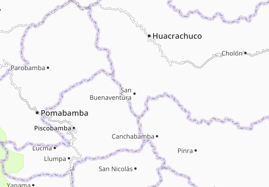 Kaart Plattegrond San Buenaventura