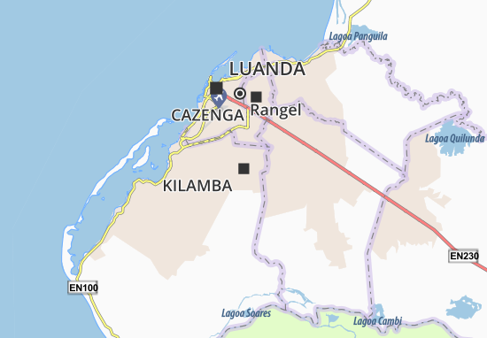 Karte Stadtplan Kilamba