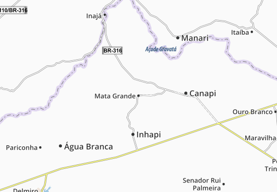 Mapa Mata Grande