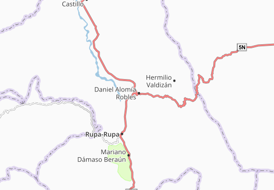 Karte Stadtplan Daniel Alomía Robles