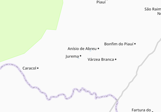 Mapa Jurema