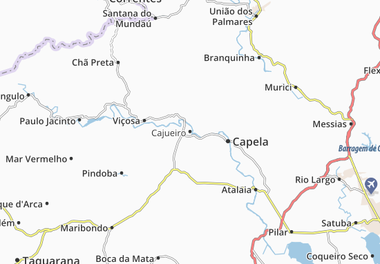 Karte Stadtplan Cajueiro