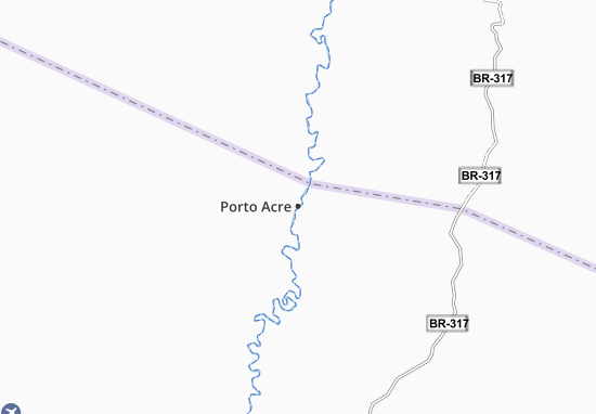 Mapa Porto Acre