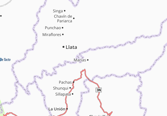 Mapa Quivilla