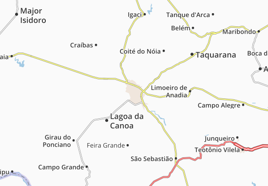 Karte Stadtplan Arapiraca