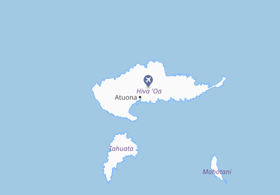 Mapa Atuona