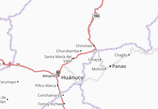 Mapa Santa María del Valle