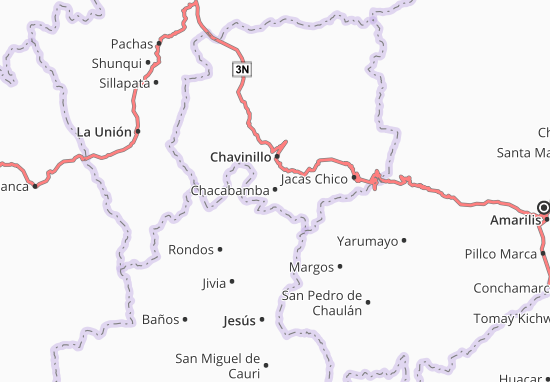Mapa Chacabamba