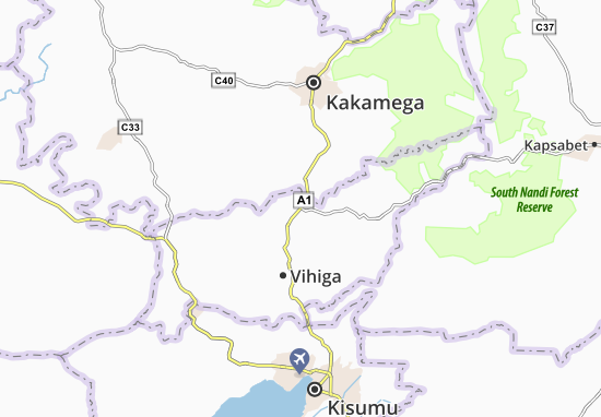 Mapa Chavakali