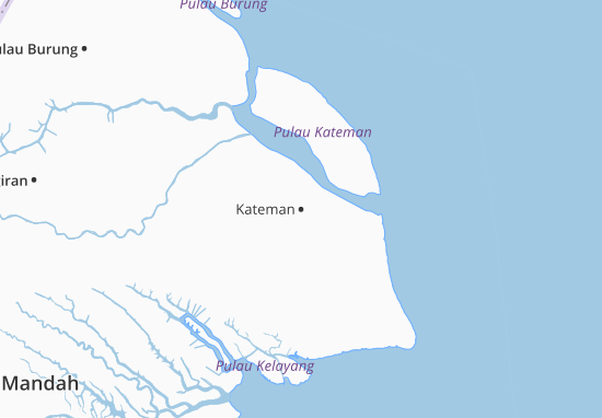 Mapa Kateman