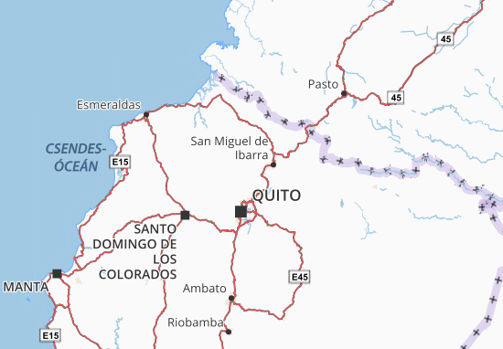 Mapa Otavalo