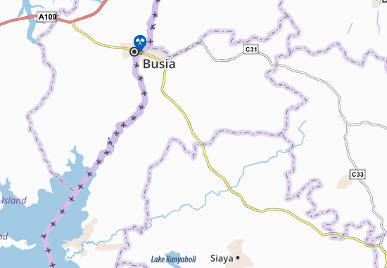 Mapa Bumala