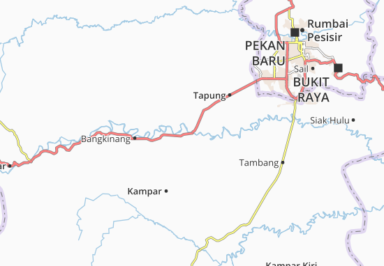 Karte Stadtplan Kampar