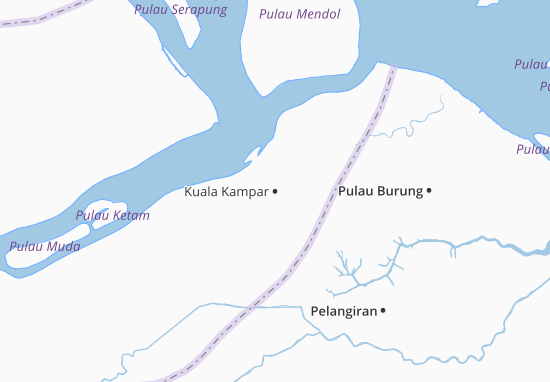 Carte-Plan Kuala Kampar