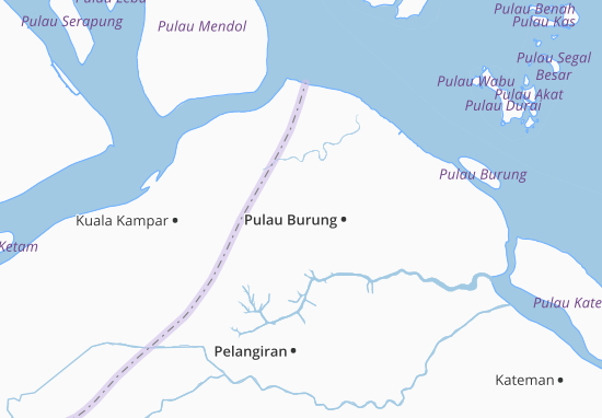 Kaart Plattegrond Teluk Balengkong