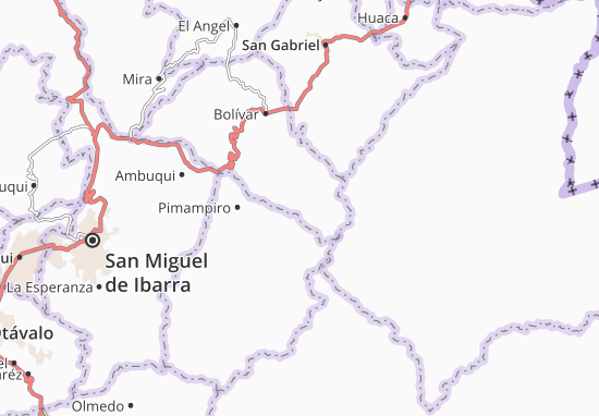 Karte Stadtplan Monte Olivo