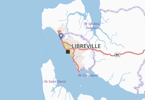 Mapa Bellevue