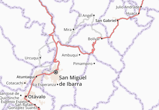 Karte Stadtplan Ambuqui