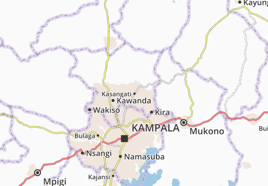 Kaart Plattegrond Kasangati
