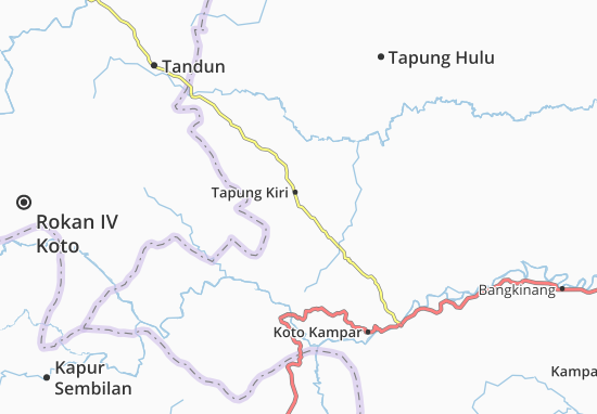 Karte Stadtplan Tapung Kiri
