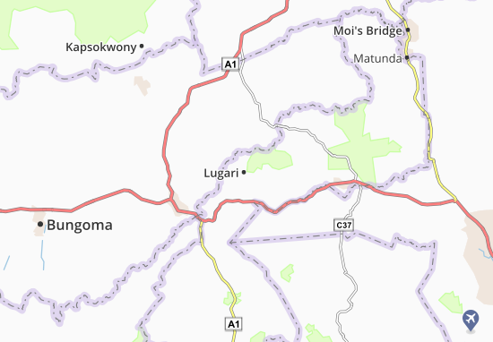 Mapa Lugari