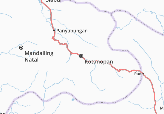 Karte Stadtplan Kotanopan