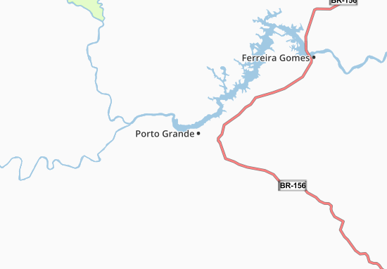 Kaart Plattegrond Porto Grande