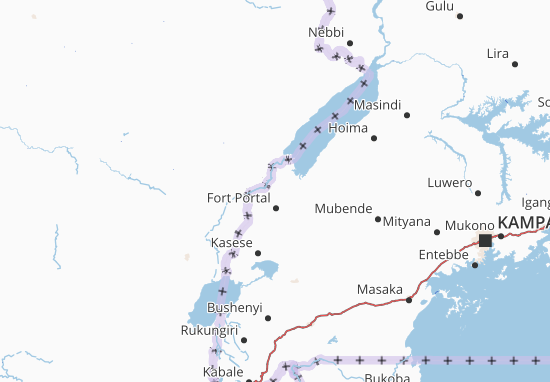 Mapa Bundibugyo