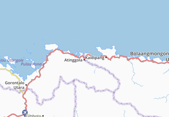 Karte Stadtplan Atinggola