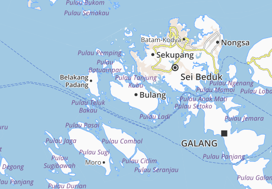 Kaart Plattegrond Bulang