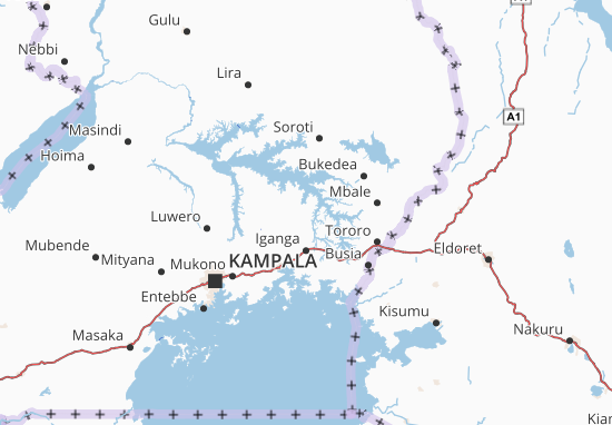 Mapa Kaliro