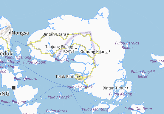 Karte Stadtplan Tanjung Pinang Barat