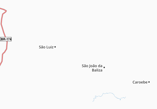 Kaart Plattegrond São Luiz