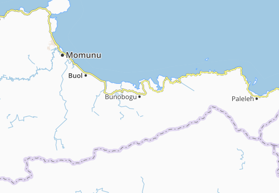 Kaart Plattegrond Bunobogu